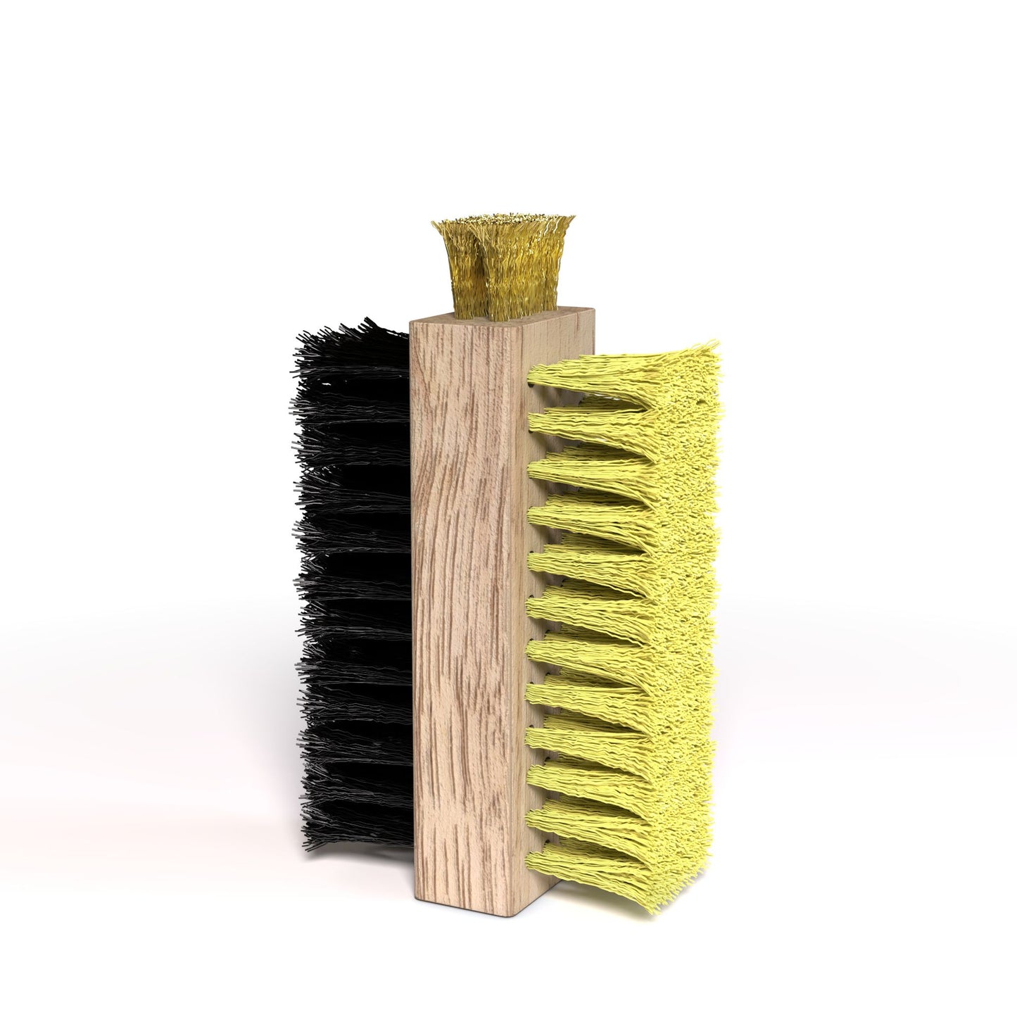 Pink Miracle Multi Purpose Shoe Cleaning Brush - Strong, Medium and Soft Bristles