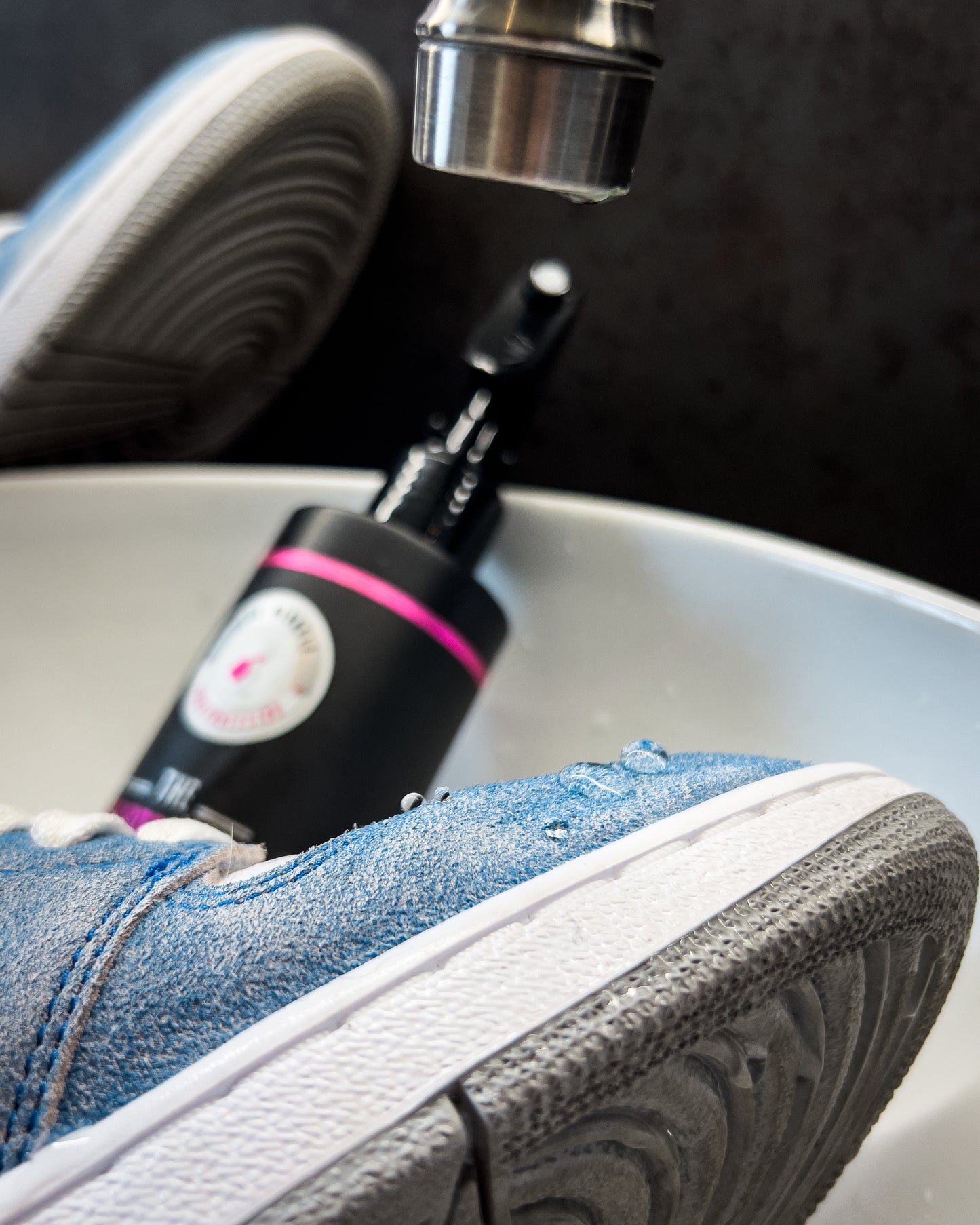 The Protector Water and Stain Fabric Guard Repellent Spray for Shoes