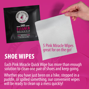 Pink Miracle Shoe Care Kit -All In One Shoe Cleaning and Protection Kit