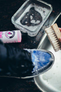 Pink Miracle Shoe Cleaner - 8 oz. with Brush